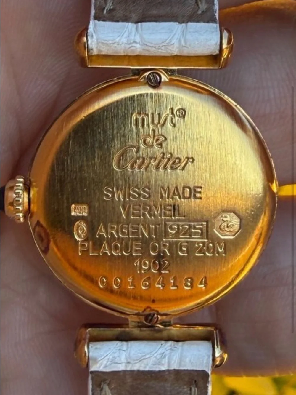 Cartier Must de Colisee Diamond Watch: 18k Gold - Picture 2 of 8
